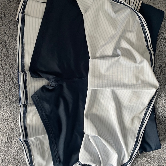 Striped Navy and White Skirt - Picture 4 of 8